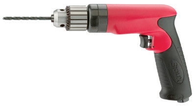 3/8" AIR DRILL 60HP 2600RPM PISTOL GRIP NON-REV.