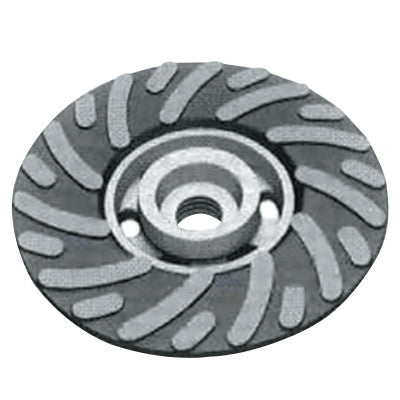 Smooth Bore Backing Pad, 11,000 rpm, 4 1/2 in x 5/8 in, Medium