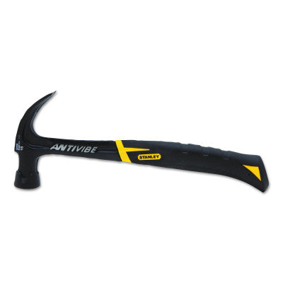 FATMAX Anti-Vibe Curved Claw Hammers, Steel Head/Handle, Steel, 13 1/2 in, 16 oz