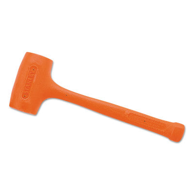 Compo-Cast Standard Head Soft Face Hammers, 18 oz Head, 1.60 in Dia., Orange