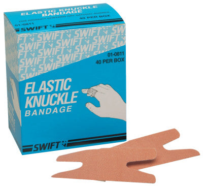 Heavy Woven Adhesive Bandages, 1 1/2 in x 3 in, Knuckle, Fabric