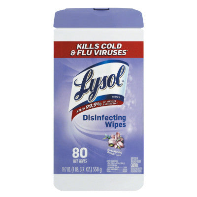 Disinfecting Wipes, Early Morning Breeze, 7 x 8, 80/Canister