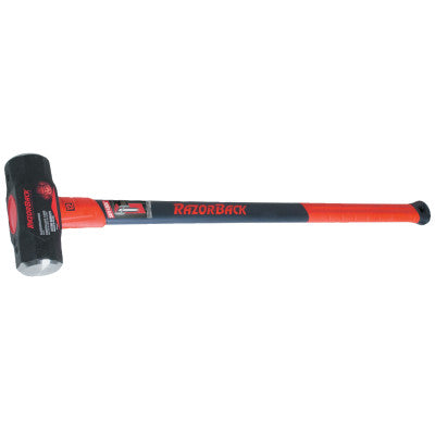 Sledge Hammers, 12 lb, 34 1/4 in Fiberglass Handle