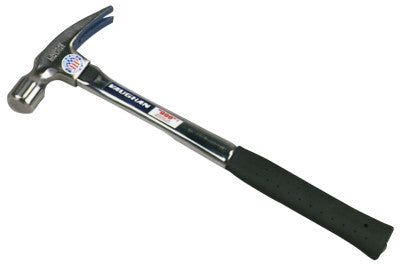 Professional Tubular Steel Hammer, Steel Head, Steel Handle, 14 in, 2 lb