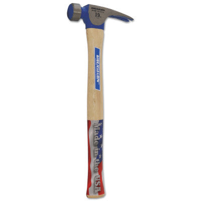 California Framing Hammers, 19 oz High Carbon Steel Head, Hickory Handle, 16 in