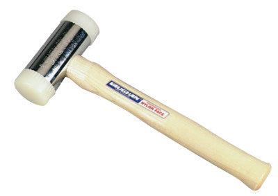 Nylon Face Hammers, 1 lb Head, 1 1/4 in Dia.