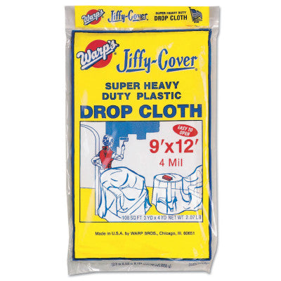 Super Heavyweight Drop Cloths, 9 ft x 12 ft, 4-Mil