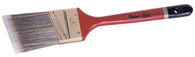 Angle Sash Brushes, 1/2" thick, 2 1/2" trim, Poly/Nylon/Brass, Foam handle