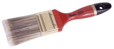 Varnish Brushes, 2" wide, 2 3/4 in trim, Poly/nylon, Foam handle