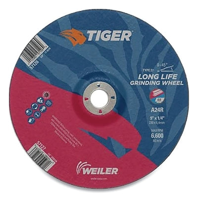 5 X 1/4 TIGER TY27 GRINDWHL AO 7/8 AH