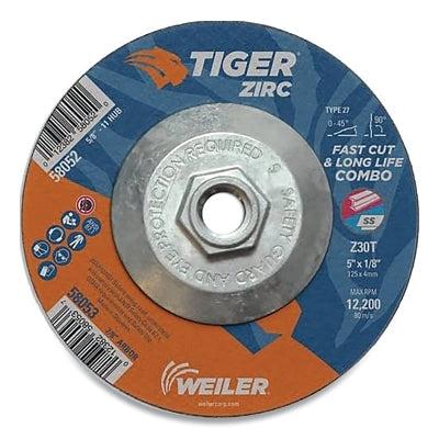 5 X 1/8 TIGER ZIRC TY27COMB WHL 5/8-11 AH