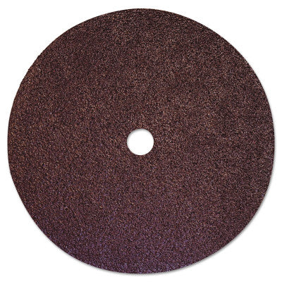 Aluminum Oxide Resin Fiber Discs, 9" Dia, 7/8" Arbor, 24 Grit, White Aluminum Ox