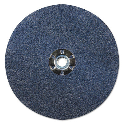 Tiger Zirc Resin Fiber Discs, 7 in Dia, 5/8 Arbor, 24 Grit, Zirconia