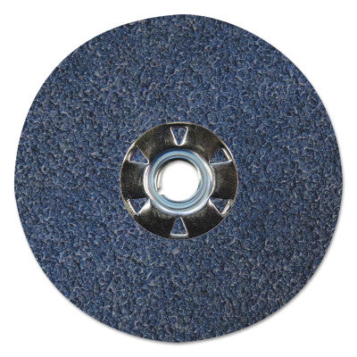 Tiger Zirc Resin Fiber Discs, 4 1/2 in Dia, 5/8 Arbor, 50 Grit, Zirconia