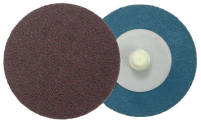 Plastic Button Style Blending Discs, Aluminum Oxide, 3 in Dia., 80 Grit