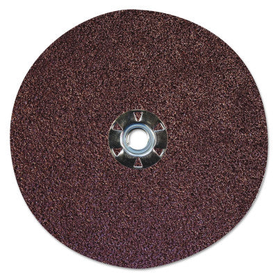 Wolverine Resin Fiber Discs, 7 in Dia, 5/8 Arbor, 50 Grit, Aluminum Oxide