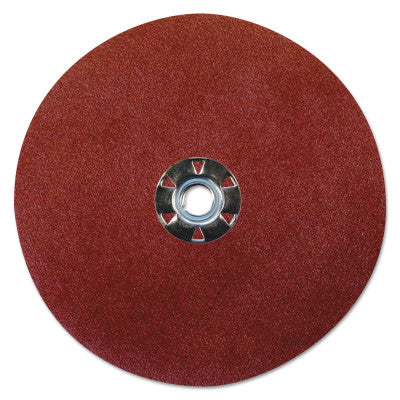 Wolverine Resin Fiber Discs, 7 in Dia, 5/8 Arbor, 80 Grit, Aluminum Oxide