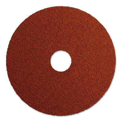 Tiger Ceramic Resin Fiber Discs, 4 1/2 in Dia, 7/8 in Arbor, 50 Grit, 25/Box