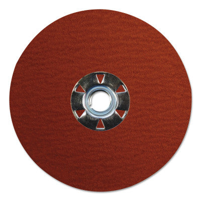 Tiger Ceramic Resin Fiber Discs, 5 in Dia, 5/8 Arbor, 60 Grit, Ceramic
