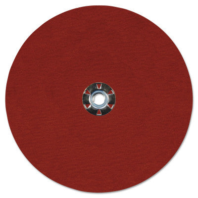 Tiger Ceramic Resin Fiber Discs, 9 in Dia, 5/8 Arbor, 60 Grit, Ceramic