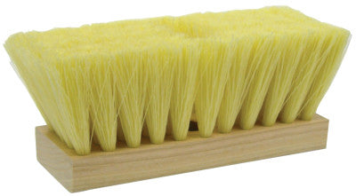 Block Roof Brushes, Hardwood Block, 2 1/2 in Trim L, White Tampico Fill