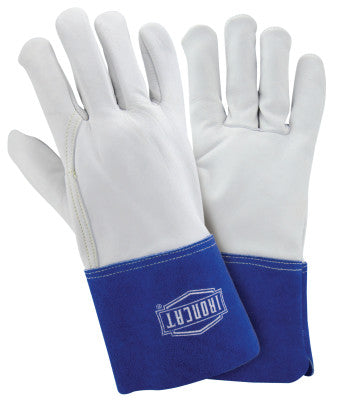 Premium Grain Goatskin Welding Gloves, Goatskin, Pearl