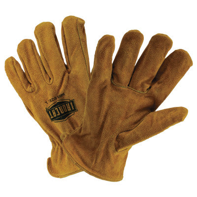 Ironcat Driver Gloves, Cowhide Leather, Large, Bourbon