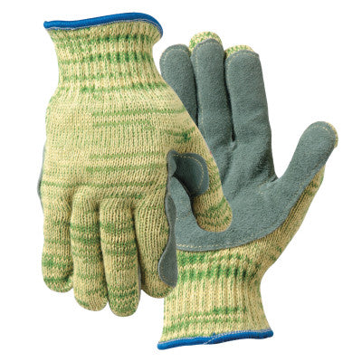 Whizard Metalguard Mastergrip Gloves, Large, Gray/Green/Yellow