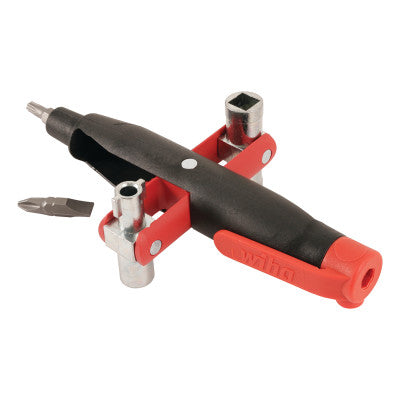 Pen Style Control Cabinet Keys, Black/Red