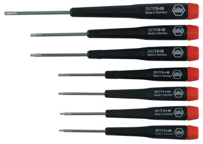 Torx Precision Screwdriver Sets, Torx, 7 Piece
