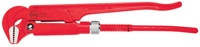 Bronze Adjustable Pipe Wrenches, 90 Head Angle, 12 in