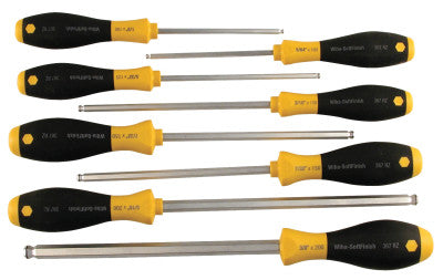 MagicRing Hex-Driver Sets, Ball Hex, 8 Piece, 1/8 - 3/8 in