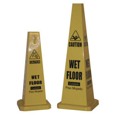 Lamba Safety Cone, Wet Floor, Yellow