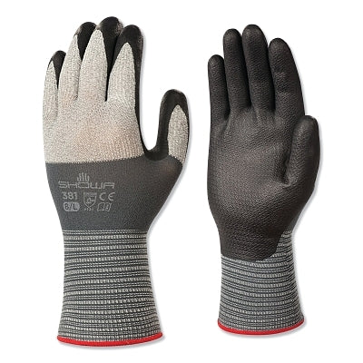 SHOWA 381/ NITRILE PALMCOATED GLOVE