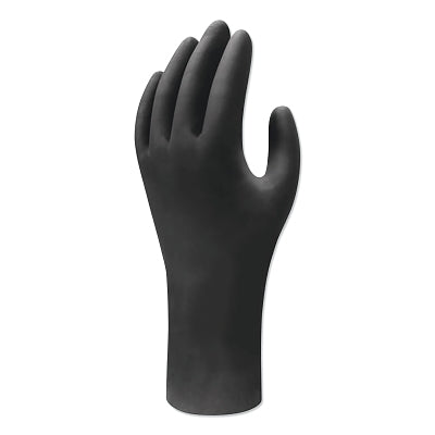 NITRILE UNSUPPORT BIO-DEGRADABLE DISP; BLK S