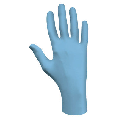 N-Dex Disposable Nitrile Gloves, Powder Free, 4 mil, Large, Light Blue