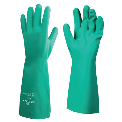 Nitrile Disposable Gloves, 22 mil, Size 9/Large, Light Green