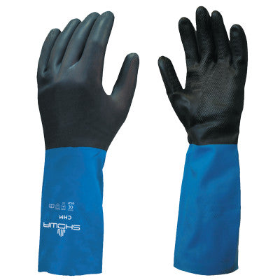 CHM Series Gloves, Small, Black/Blue