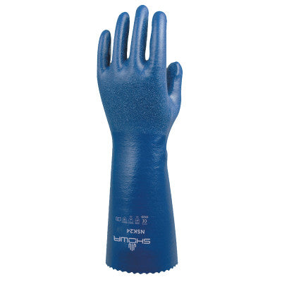 NSK24 Dual Nitrile-Coated Gloves, Medium, Blue