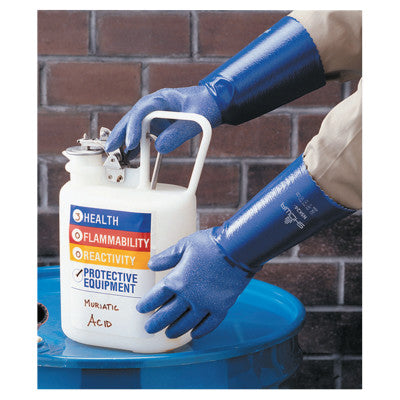 NSK24 Dual Nitrile-Coated Gloves, X-Large, Blue