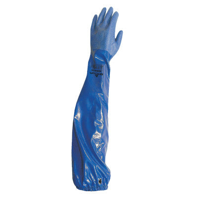 NSK26 Nitrile-Coated Gloves, Size 10, Blue