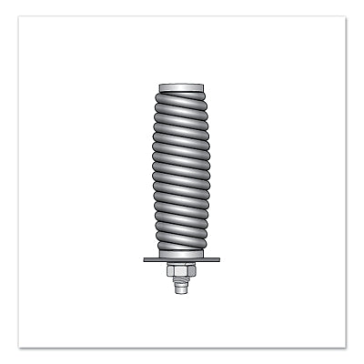 WRNG WHIP SPRING MOUNT FOR NON-LIGHT 3'-8' WHIP