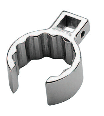 1/2" Dr. Flare Nut Crowfoot Wrenches, 1 1/2 in Opening, 12 Pt