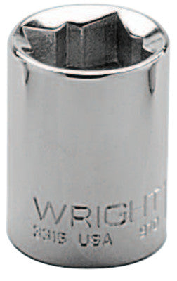 3/8" Dr. Standard Sockets, 3/8 in Drive, 1/2 in, 8 Points