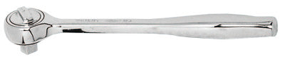 3/8" Drive Ratchets, Pear, 7 1/32 in, Chrome, Contour Handle