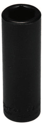 1/2" Dr. Deep Impact Sockets, 1/2 in Drive, 19 mm, 6 Points