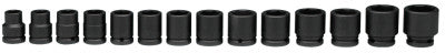 14 Piece Impact Socket Sets, 3/4 in, 6 Point