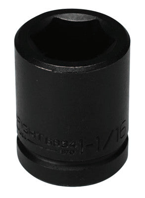 3/4" Dr. Standard Impact Sockets, 3/4 in Drive, 3/4 in, 6 Points