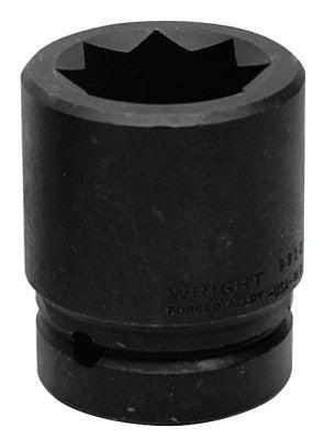 8 Point Double Square Impact Railroad Sockets, 1 in Drive, 1 13/16 in, 8 Points