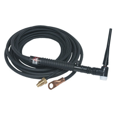 150 Amp Air Cooled TIG TorchFlex Valve Head, 4 5/8 in, Two-Piece 25 ft Cable